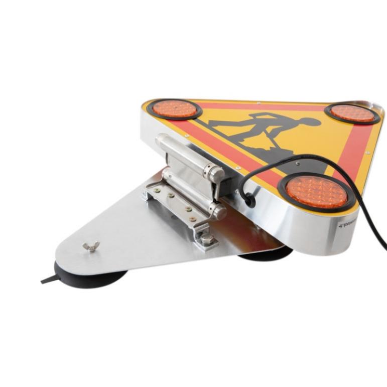 Panneau triflash AK5 double face magnétique filaire - Panostock
