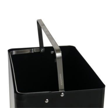 Vue de la poubelle ouverte du lot de 4 poubelles de tri sélectif de 42 Litres