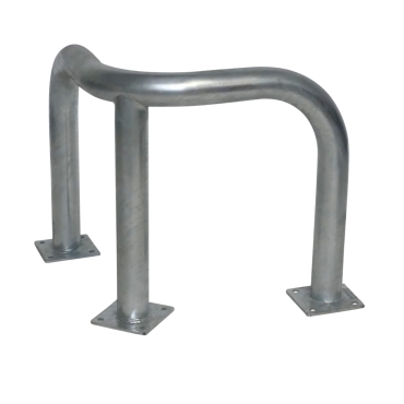 Vue générale de l'étrier de protection sur platines L600xH600 mm