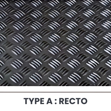 Plaque de roulage 50 tonnes 2 faces - Type A