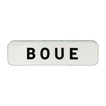 Vue de face du panonceau M9z à personnaliser