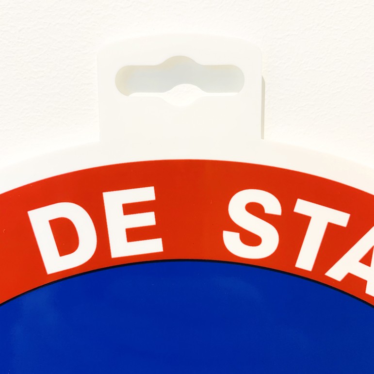 Aua Signaletique - Cartello "Divieto Di Sosta Sui Marciapiedi" - 200 Mm, PVC 1,5 Mm Resistente