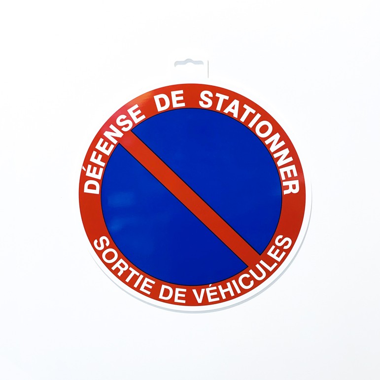 Panneau défense de stationner sortie de véhicules - Panostock
